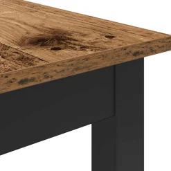 vidaXL Staande Bartafel Bewerkt hout Vierkant