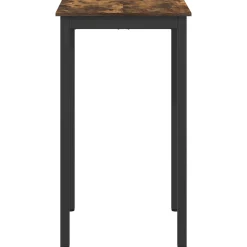 vidaXL Staande Bartafel Bewerkt hout Vierkant