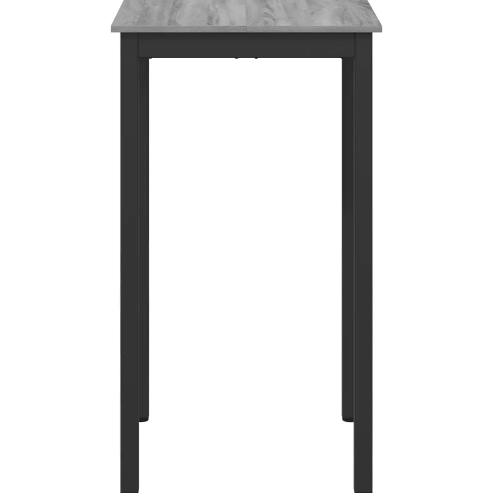 vidaXL Staande Bartafel Bewerkt hout Vierkant