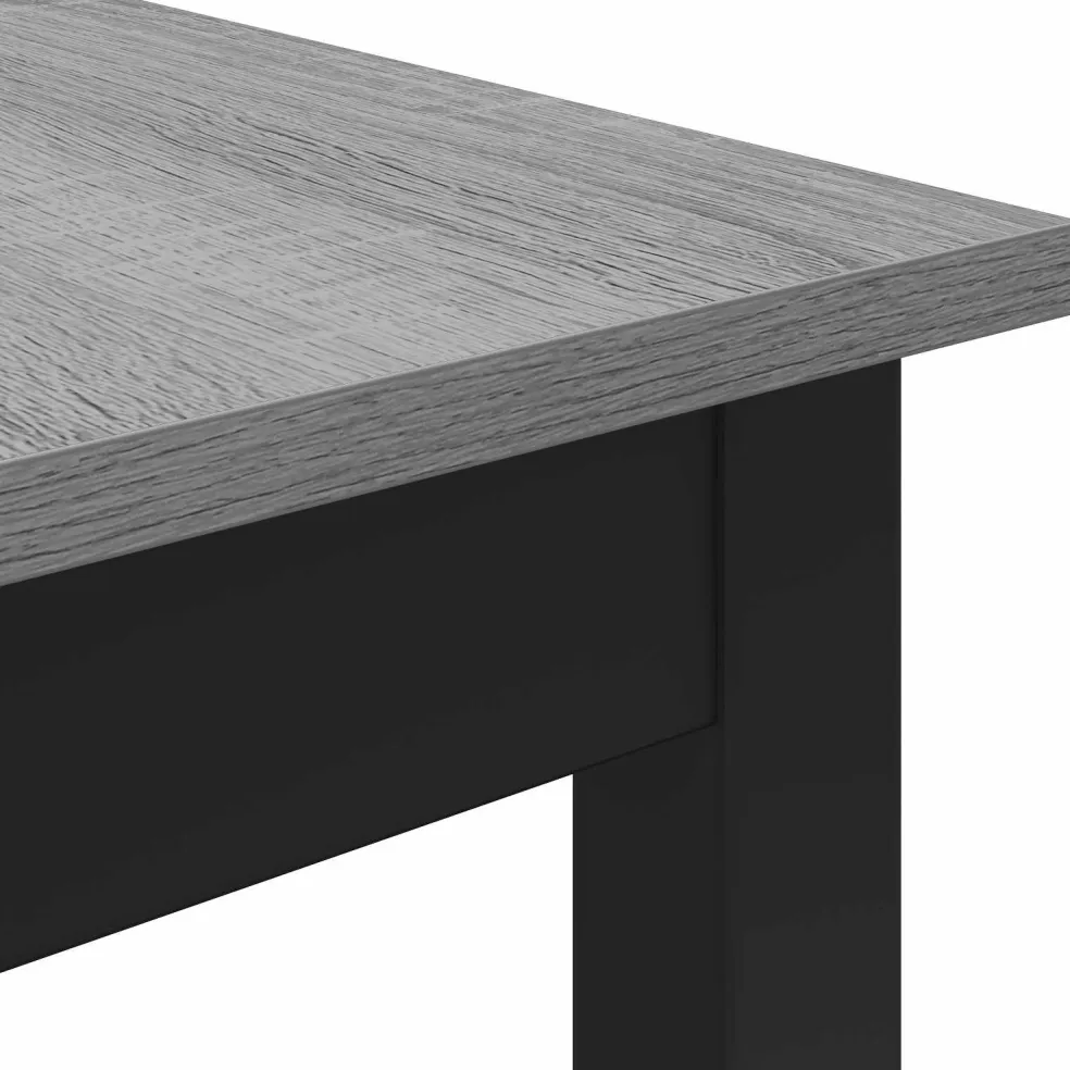 vidaXL Staande Bartafel Bewerkt hout Vierkant