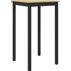 vidaXL Staande Bartafel Bewerkt hout Vierkant