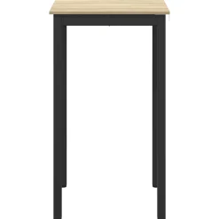 vidaXL Staande Bartafel Bewerkt hout Vierkant