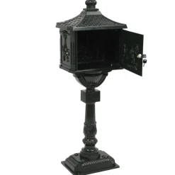 vidaXL Staande brievenbus vintage stijl roestbestendig aluminium groen