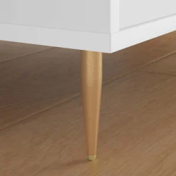 vidaXL Staande Poten 2 st Goud 98 x 40 mm IJzer