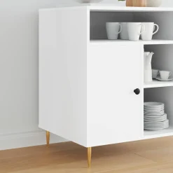vidaXL Staande Poten 2 st Goud 98 x 40 mm IJzer