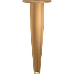 vidaXL Staande Poten 2 st Goud 98 x 40 mm IJzer