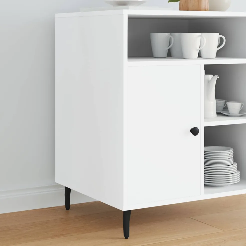 vidaXL Staande Poten 2 st Zwart 40 x 40 x 100 mm IJzer