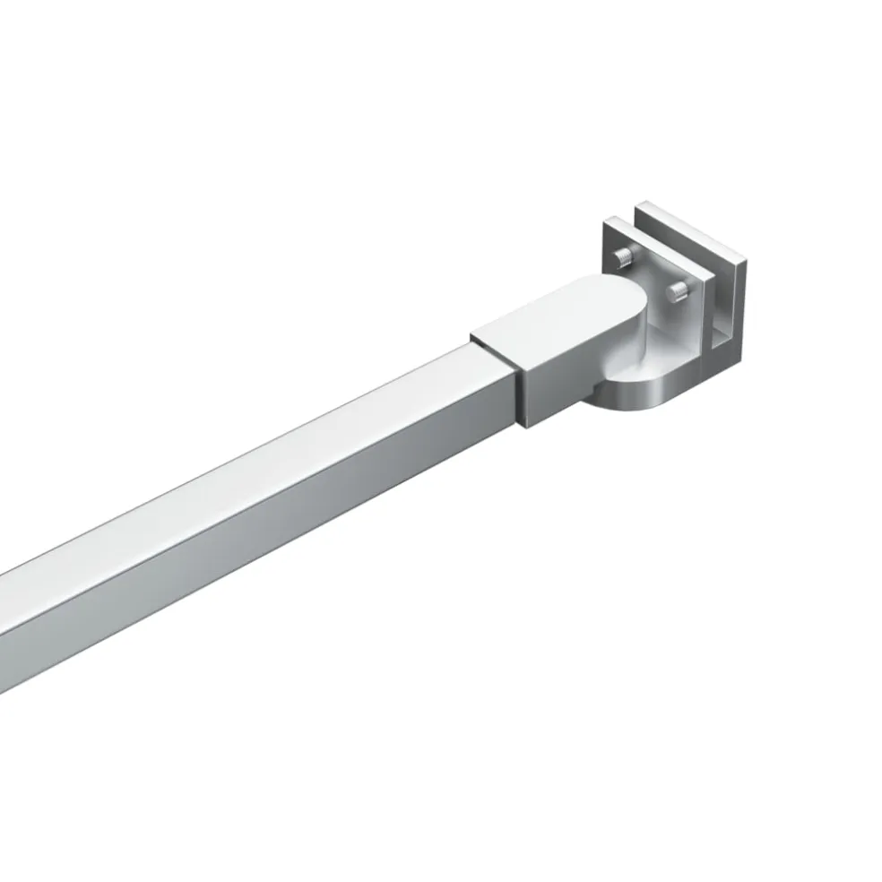 vidaXL Stabilisatiestang voor badwand 47,5 cm roestvrij staal