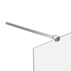 vidaXL Stabilisatiestang voor badwand 70-120 cm roestvrij staal