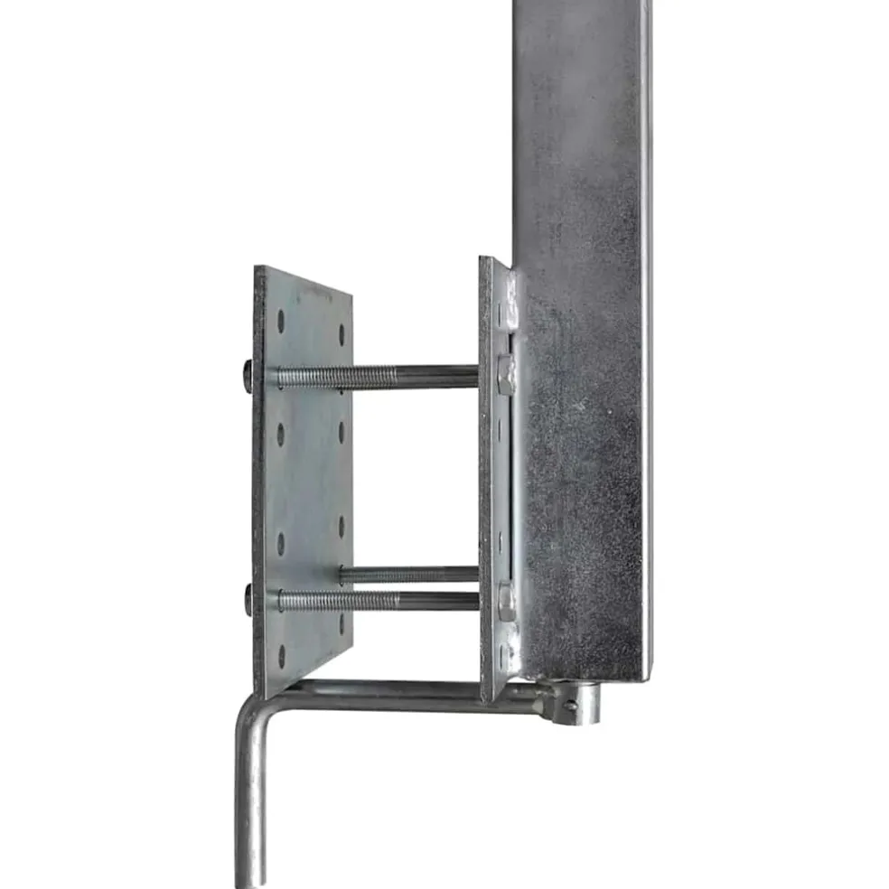 vidaXL Stalen frame ondersteuning voor de boot aanhanger (set van 2)