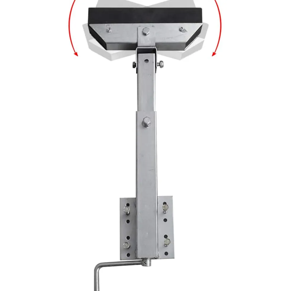 vidaXL Stalen frame ondersteuning voor de boot aanhanger (set van 2)