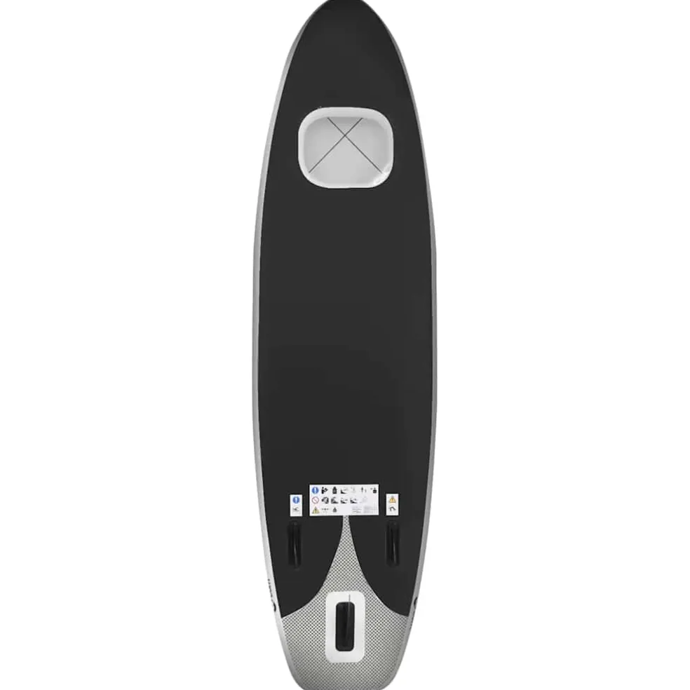 vidaXL Stand Up Paddleboardset opblaasbaar 300x76x10 cm zwart