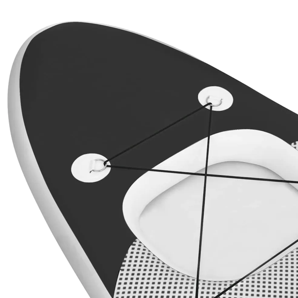 vidaXL Stand Up Paddleboardset opblaasbaar 300x76x10 cm zwart