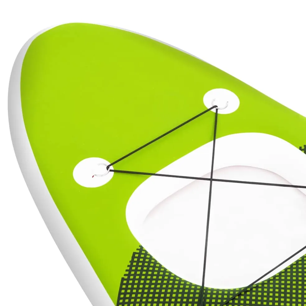 vidaXL Stand Up Paddleboardset opblaasbaar 300x76x10 cm groen