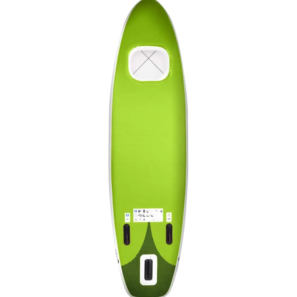 vidaXL Stand Up Paddleboardset opblaasbaar 300x76x10 cm groen
