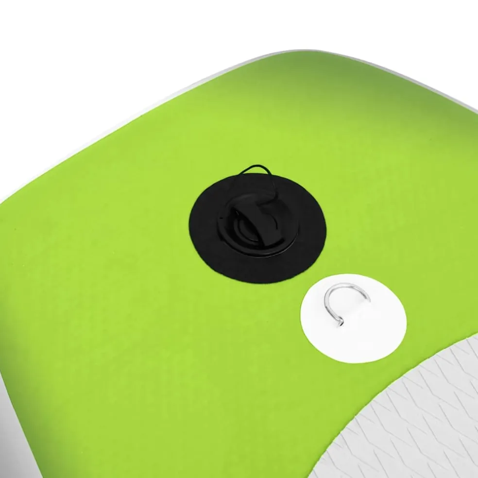 vidaXL Stand Up Paddleboardset opblaasbaar 300x76x10 cm groen