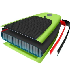 vidaXL Stand Up Paddleboardset opblaasbaar 305x76x15 cm groen