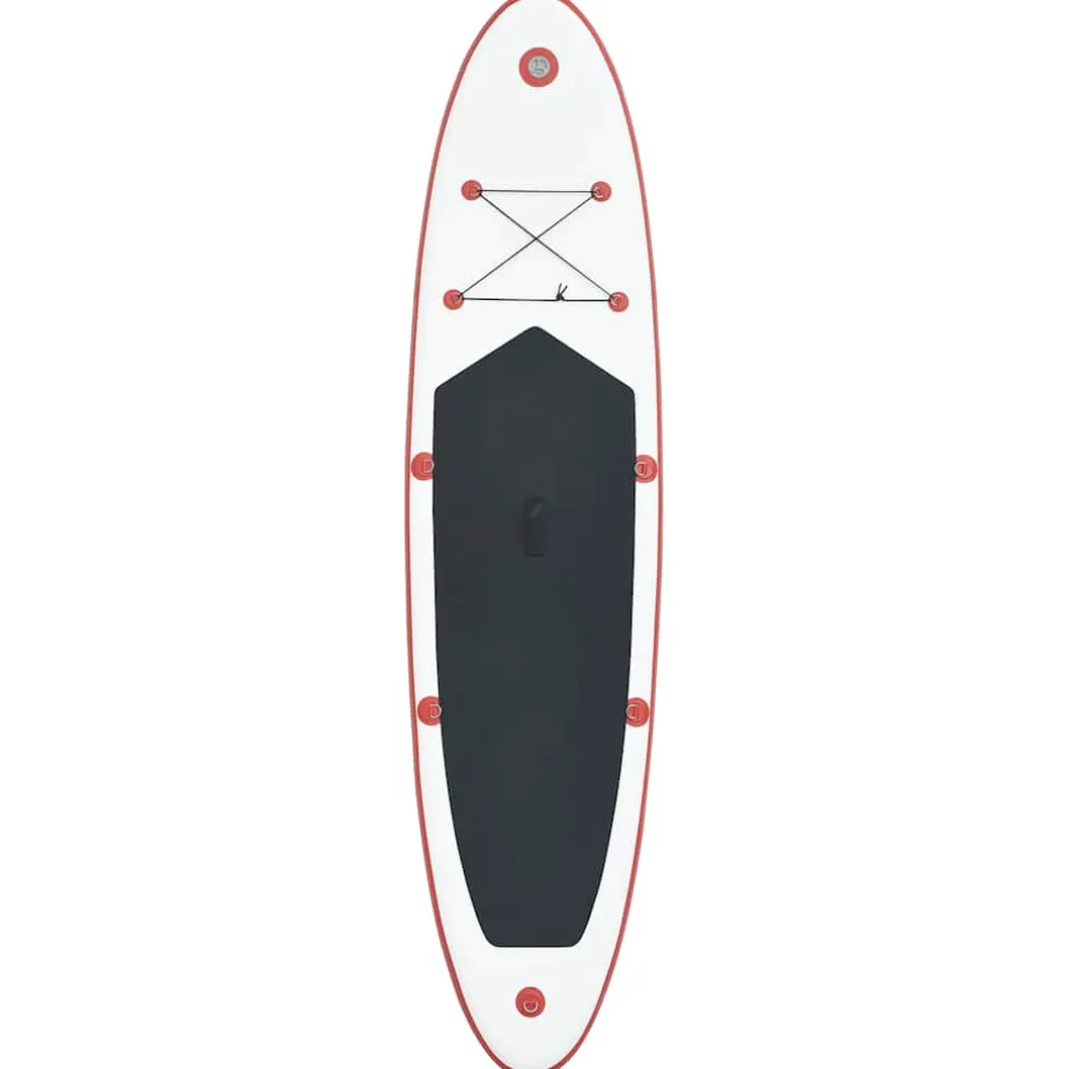 vidaXL Stand Up Paddleboardset opblaasbaar rood en wit
