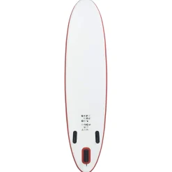 vidaXL Stand Up Paddleboardset opblaasbaar rood en wit