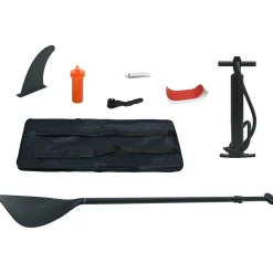 vidaXL Stand Up Paddleboardset opblaasbaar rood en wit