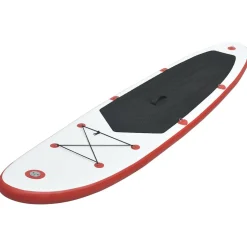 vidaXL Stand Up Paddleboardset opblaasbaar rood en wit