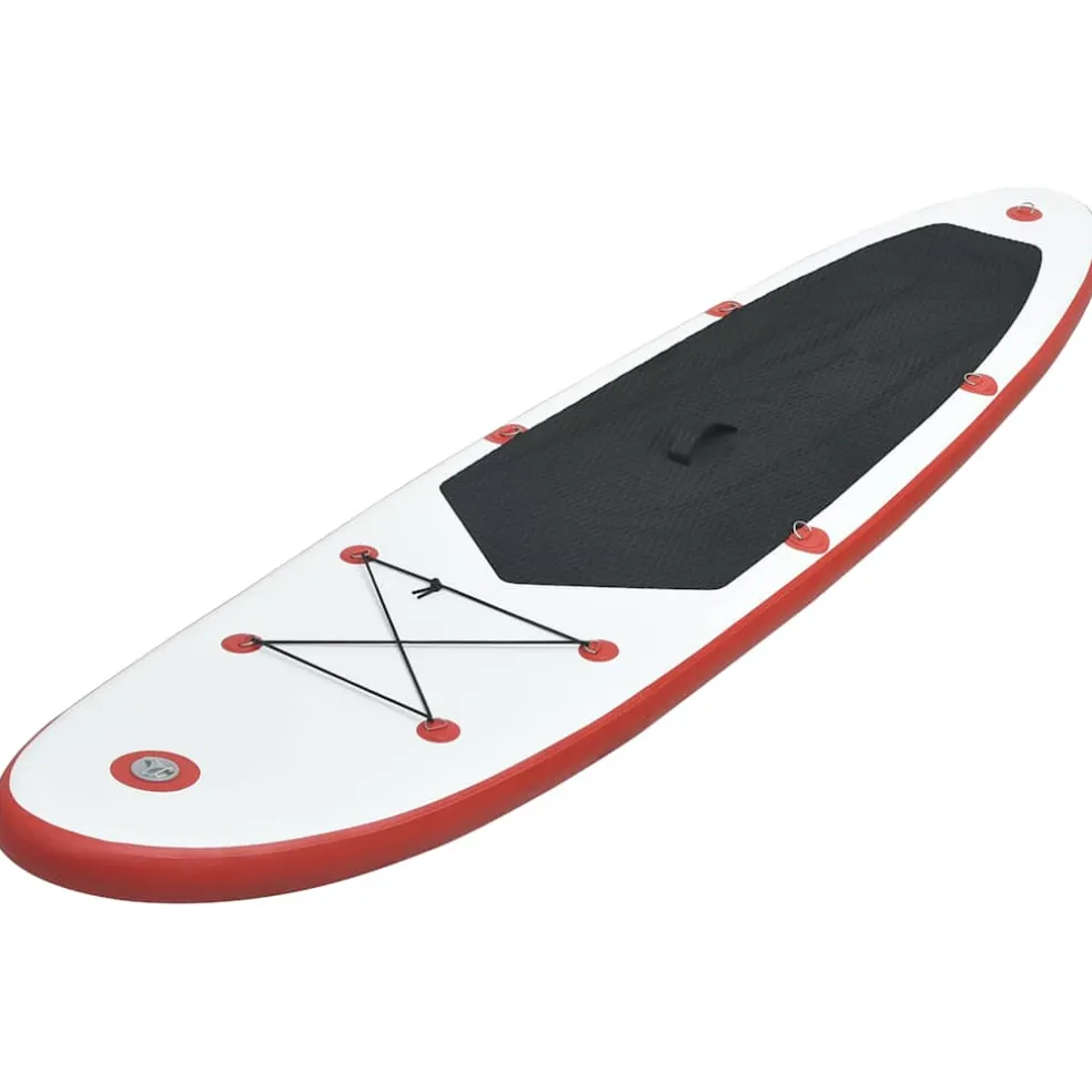 vidaXL Stand Up Paddleboardset opblaasbaar rood en wit