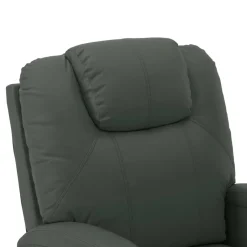 vidaXL Sta-op-massagestoel kunstleer antracietkleurig