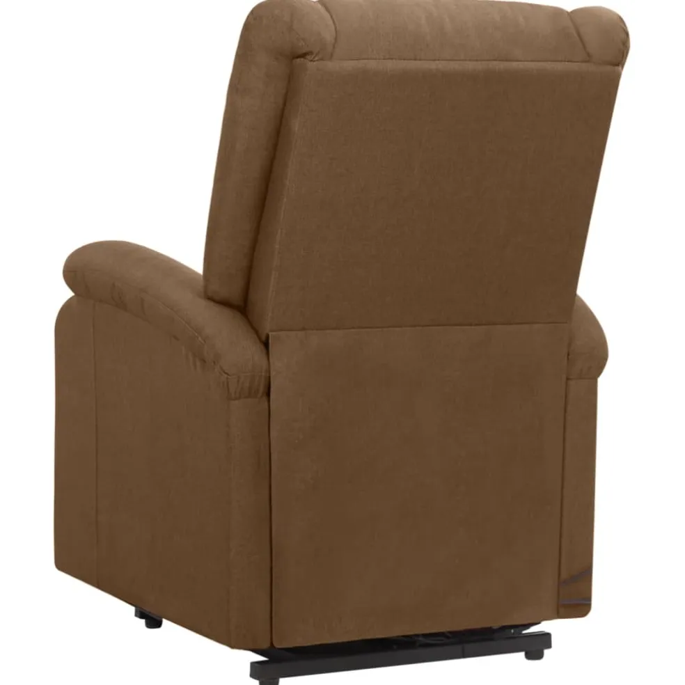 vidaXL Sta-op-massagestoel stof bruin