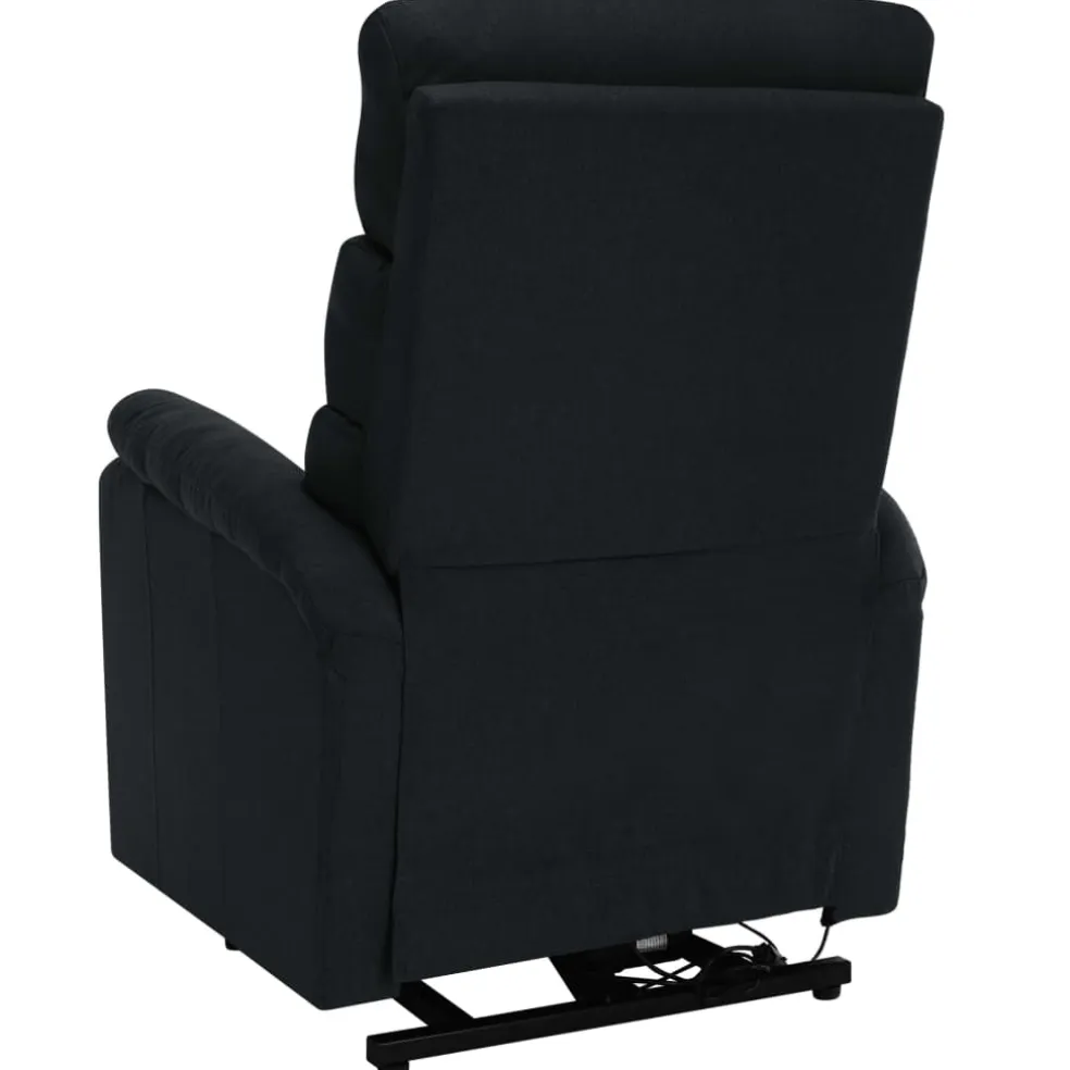vidaXL Sta-op-massagestoel stof zwart