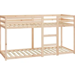 vidaXL Stapelbed massief grenenhout 80x200 cm