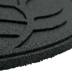 vidaXL Stapsteen 6 st Zwart Ø 44 x 2 cm Rubber