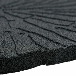 vidaXL Stapsteen 6 st Zwart Ø 45 x 1,8 cm Rubber