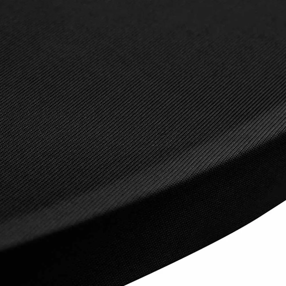 vidaXL Statafelhoes Stretch Ø60cm Zwart (2 stuks)