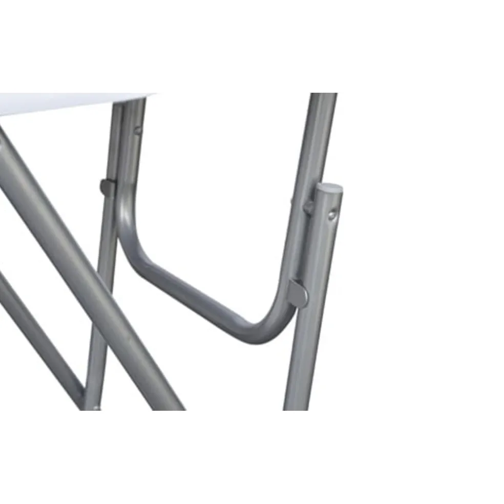 vidaXL Statafels met MDF tafelblad wit 4 st