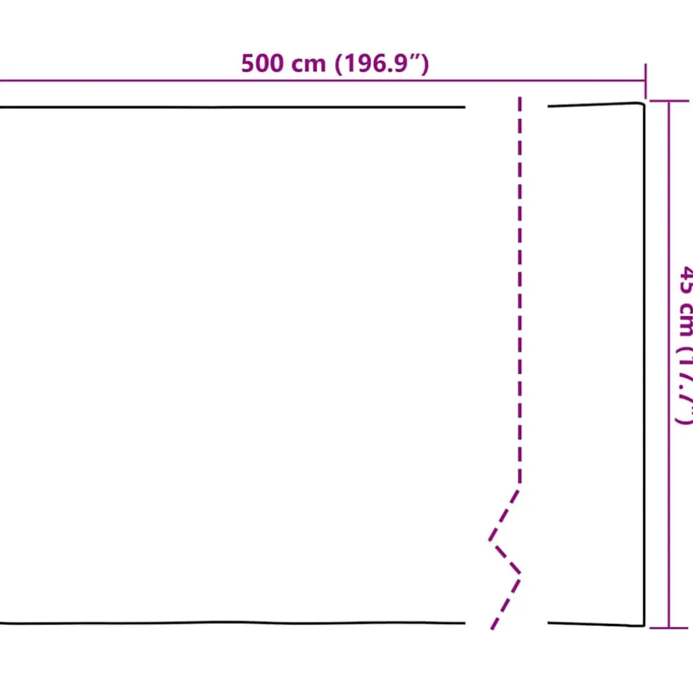 vidaXL Statisch raamfolie Frosted Grijs 45 x 500 cm PVC