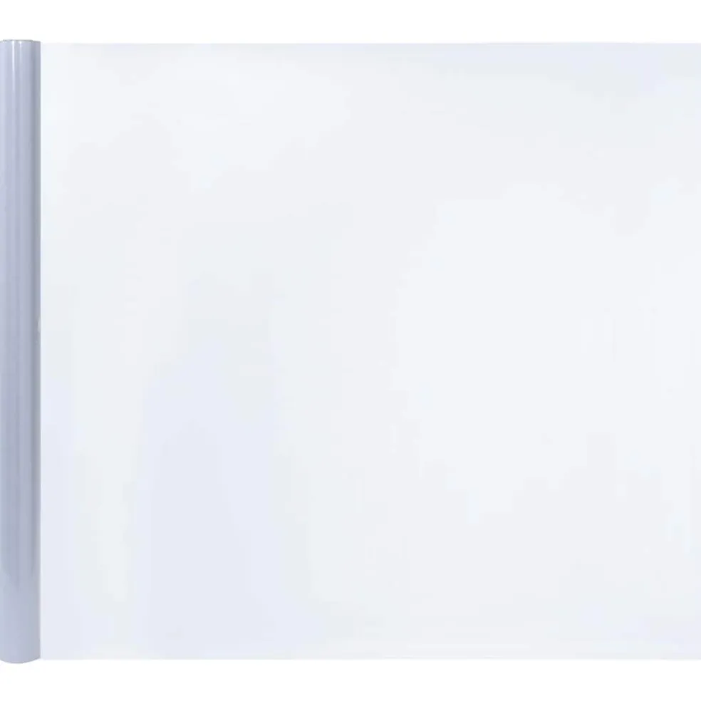 vidaXL Statisch raamfolie Frosted Grijs 45 x 500 cm PVC