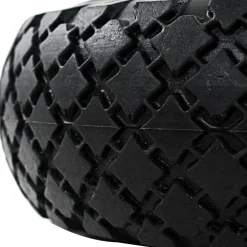vidaXL Steekwagenwielen 3,00-4 (260x85) massief PU 2 st