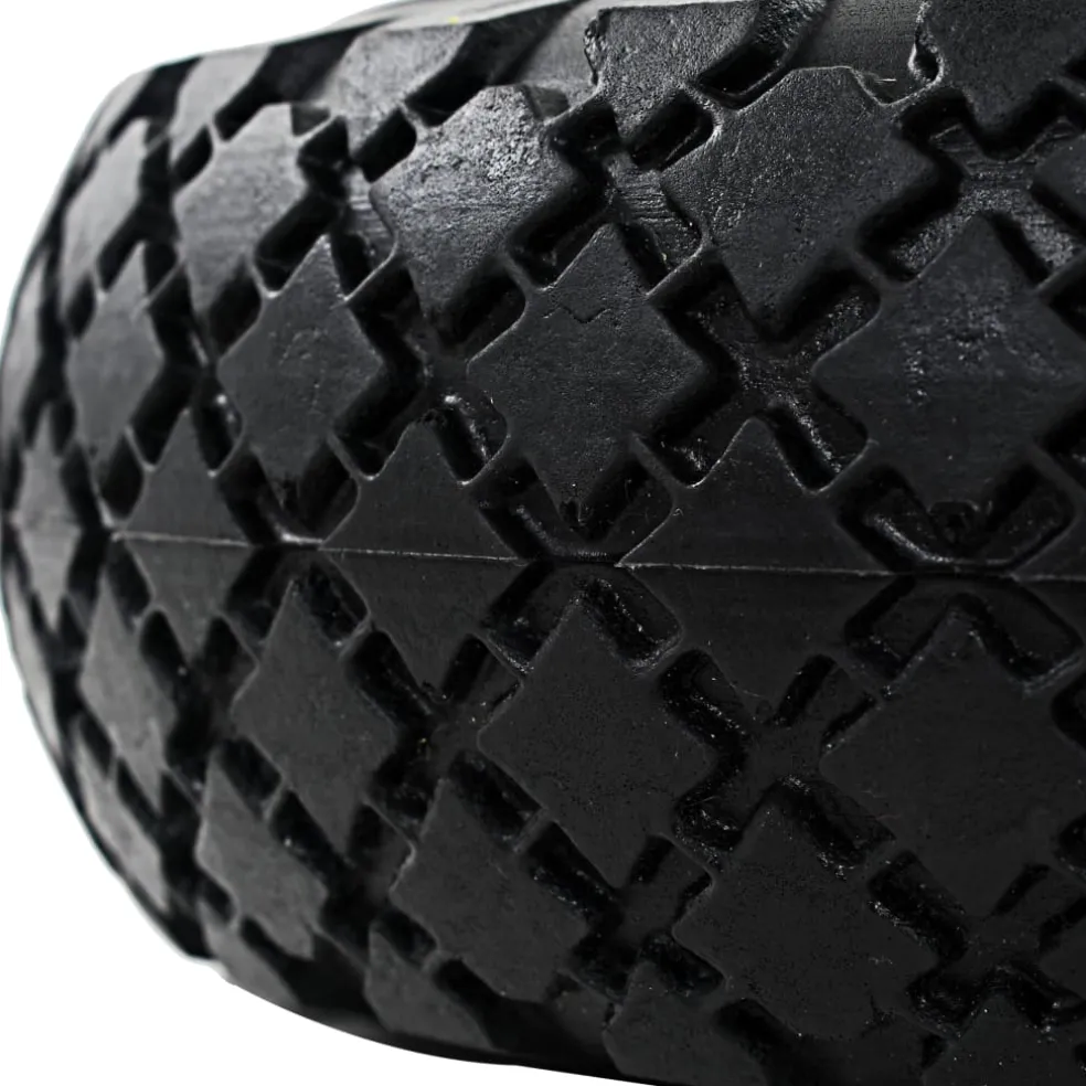vidaXL Steekwagenwielen 3,00-4 (260x85) massief PU 2 st