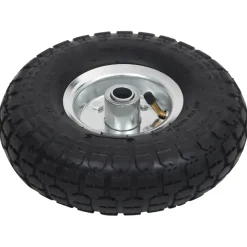 vidaXL Steekwagenwielen 4,10/3,50-4 (260x83) rubber 2 st
