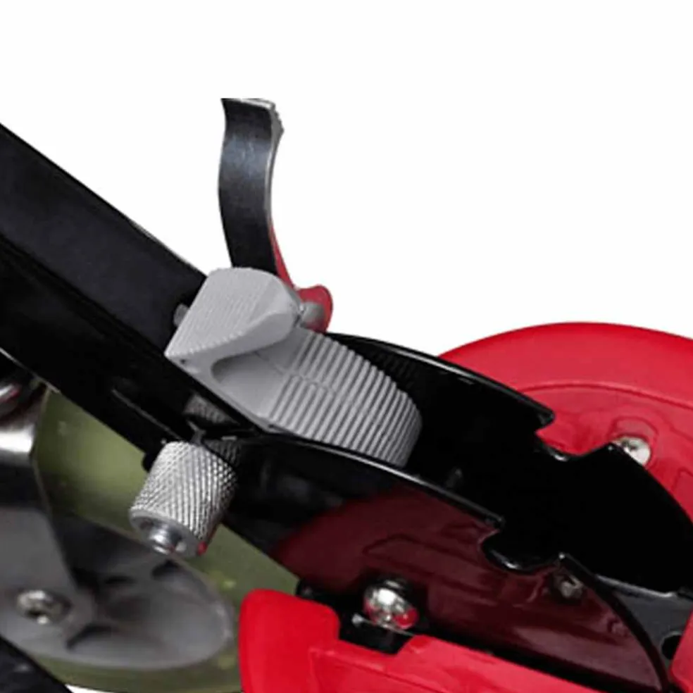 vidaXL Step elektrisch met zitje 120 W rood