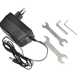 vidaXL Step elektrisch met zitje 120 W rood
