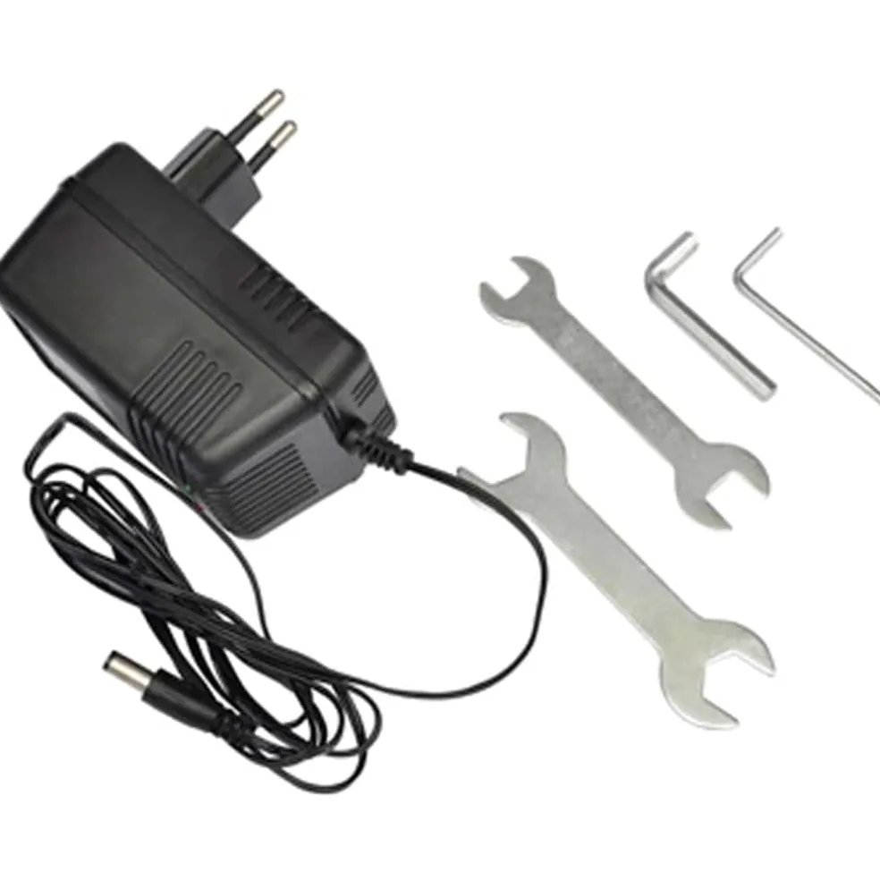 vidaXL Step elektrisch met zitje 120 W rood