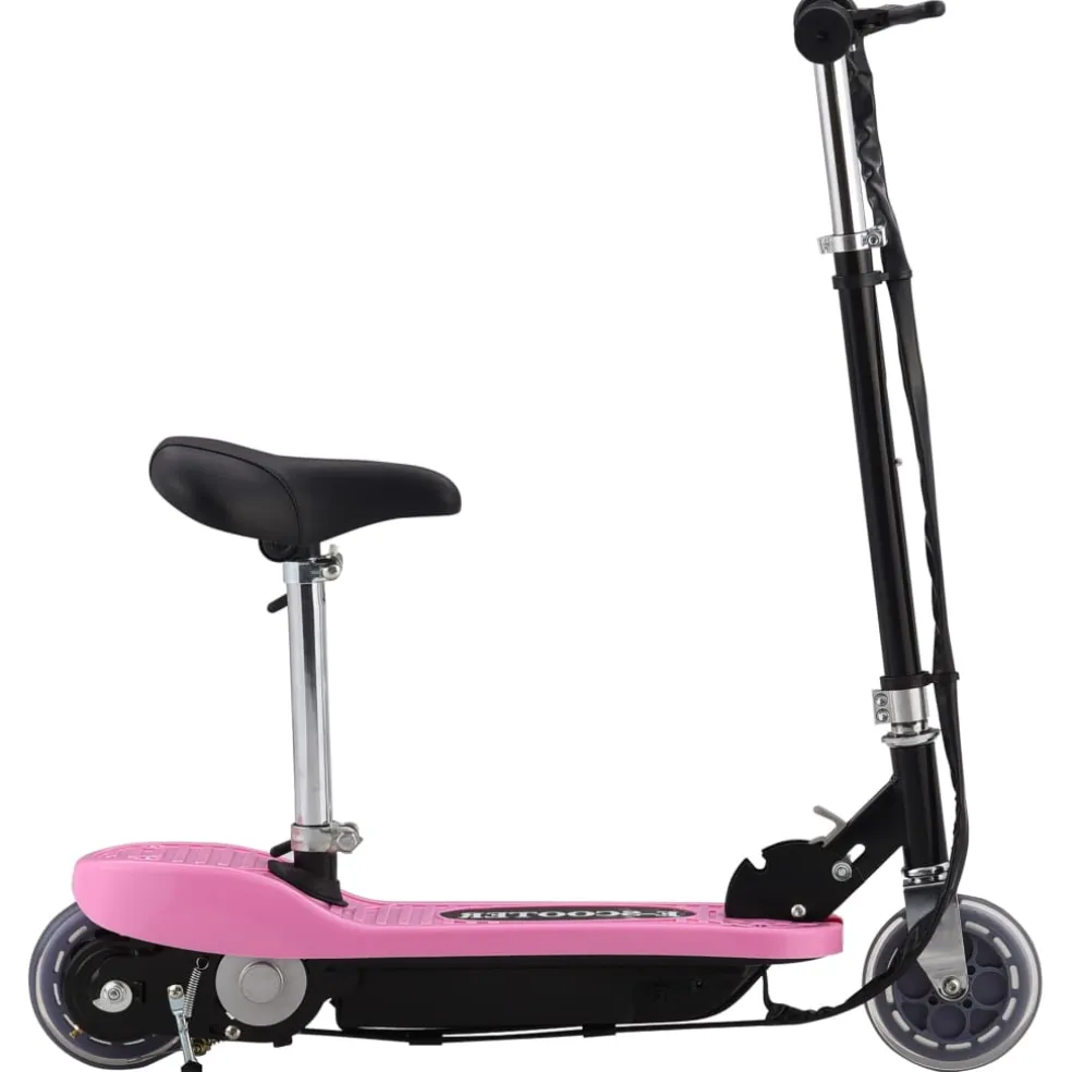 vidaXL Step elektrisch met zitje 120 W roze