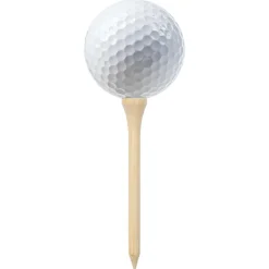 vidaXL 1000 st Golftees 83 mm bamboe