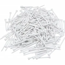 vidaXL 1000 st Golftees 83 mm bamboe wit