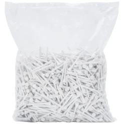 vidaXL 1000 st Golftees 83 mm bamboe wit