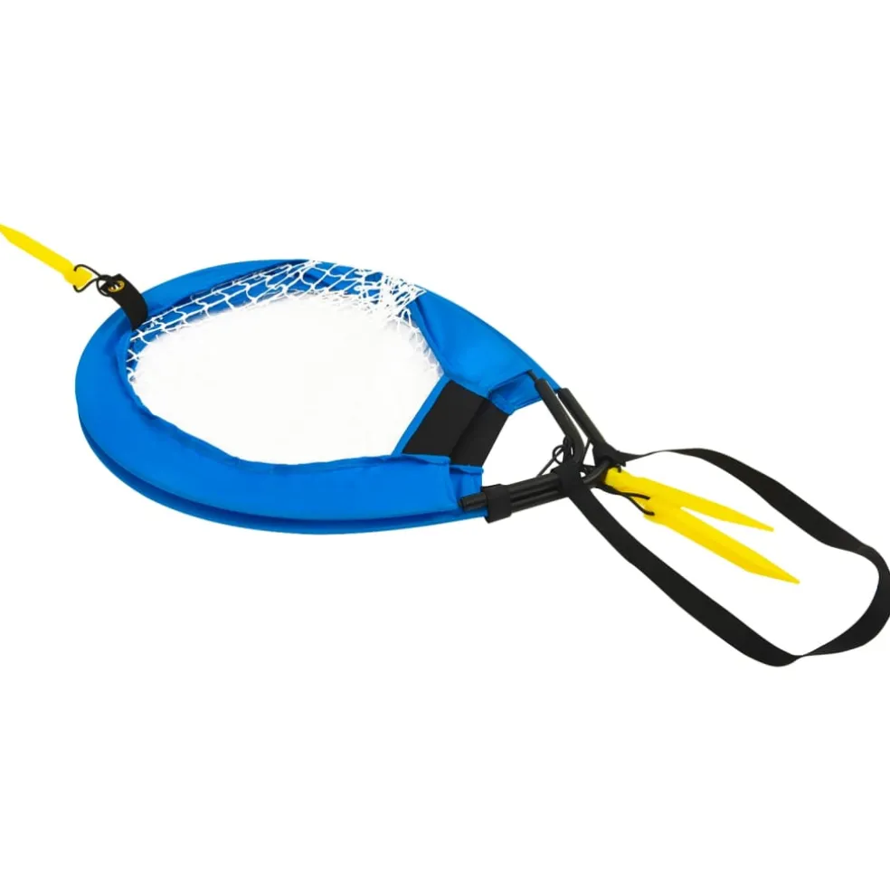 vidaXL 2 st Kindervoetbaldoelen met opbergtas 75,5x46x48 cm