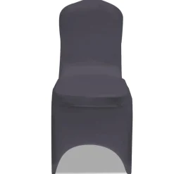 vidaXL Stoelhoes stretch antraciet 4 stuks