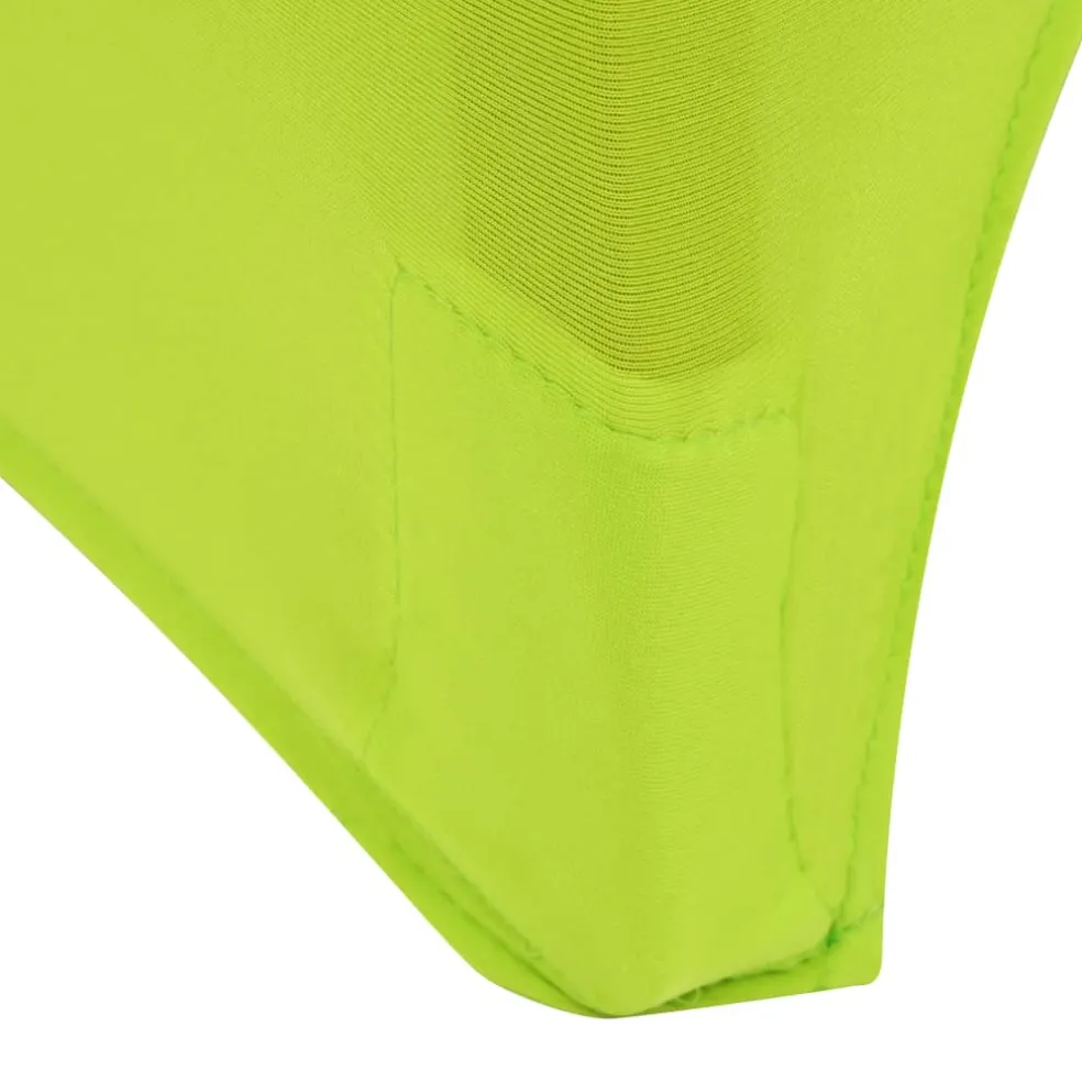 vidaXL Stoelhoes stretch antraciet 6st groen