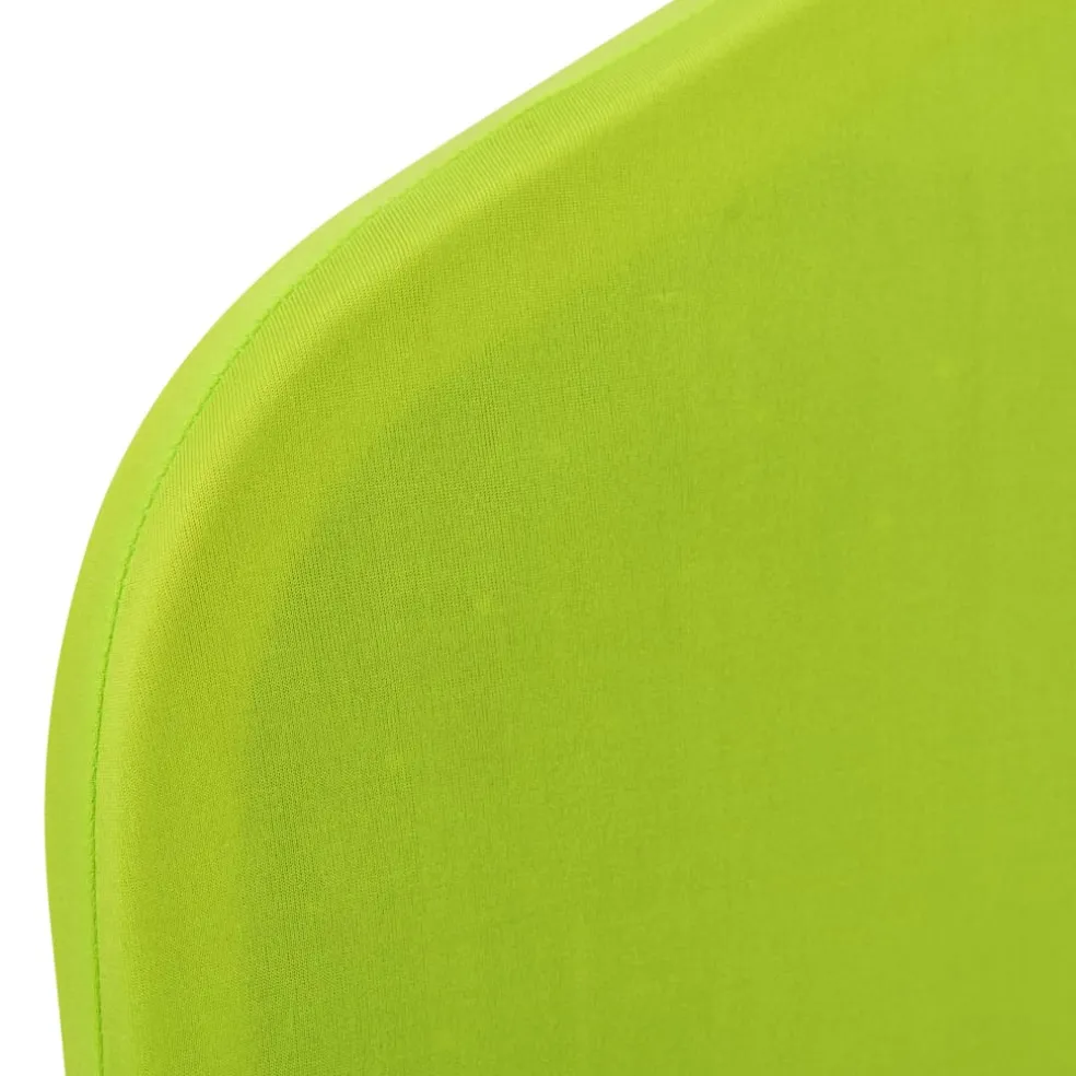 vidaXL Stoelhoes stretch antraciet 6st groen